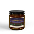 Frontier Trail Goods Vanilla Bean Soy Candle (4oz & 9oz) — Amber Jar with Black Lid