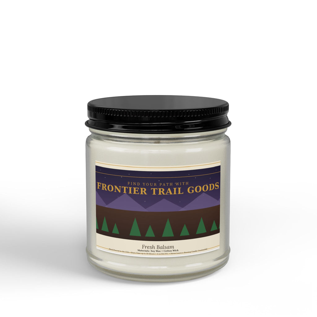 Frontier Trail Goods Soy Candle — Fresh Balsam Scent (4oz & 9oz)